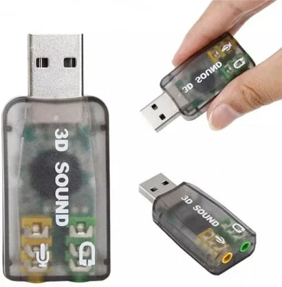 Garso plokštė Fusion Accessories USB 5.1 sound card
