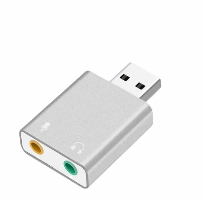 Garso plokštė RoGer RO-SOUNDCARD7.1-SI sidabrinė
