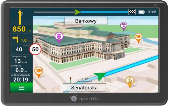 GPS navigacija Navitel E707 Magnetinis