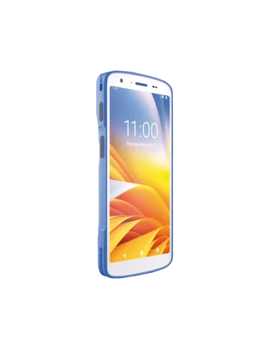 HC50 mit Notfalltaste, 2D, hot-swap, PTT, USB-C, BT, Wi-Fi, NFC, Android, GMS, white, blue