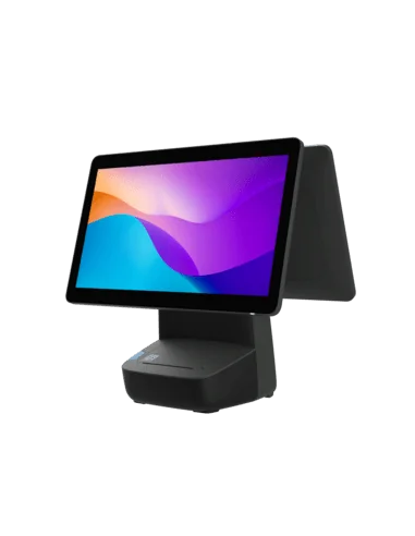 HiStone LUNA S, HK528 w/o Printer, 39.6 cm (15,6), Full HD, USB, RS232, Ethernet, Intel Celeron J, SSD, black