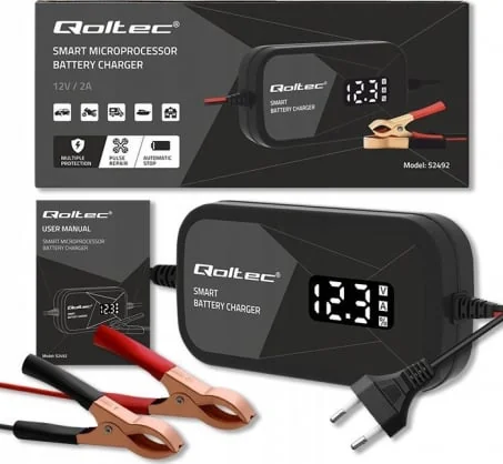 Įkroviklis Qoltec 52492 12V 2A