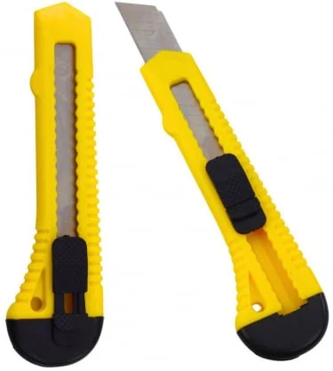 Įrankis LEAN Segmental Knife for Cardboard Paper Yellow 13 Segments 20mm