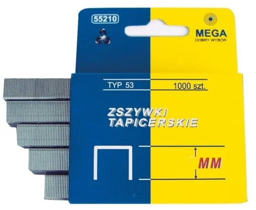 Įrankis MEGA Mega Zszywki typu 53 6mm 1000szt. (55206)