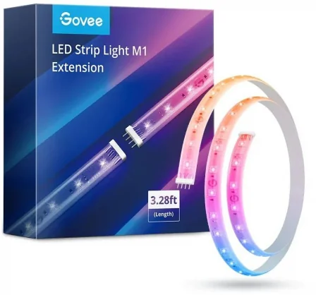 Išmanioji lempa Govee H100E LED Strip Light M1 Extension 1m