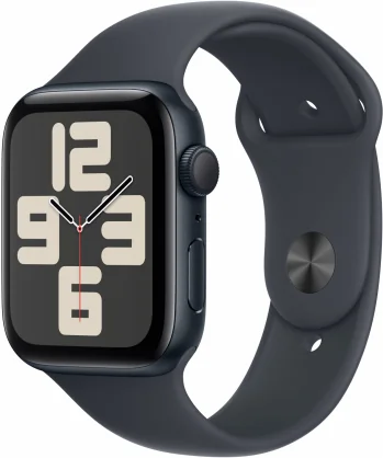 Išmanusis laikrodis Apple Watch SE (2024) 44mm Midnight/ Midnight Band - M/ L