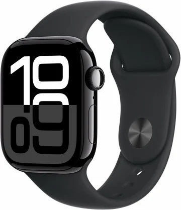 Išmanusis laikrodis Apple Watch Series 10 42mm Jet Black/ Black Band - S/ M