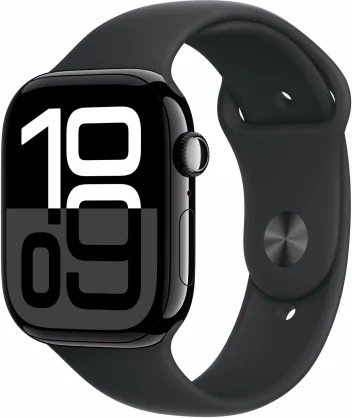Išmanusis laikrodis Apple Watch Series 10 46mm Jet Black/ Black Band - S/ M