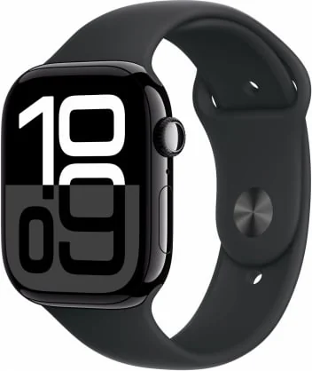 Išmanusis laikrodis Apple Watch Series 10 Cellular 46mm Jet Black/ Black Band - S/ M