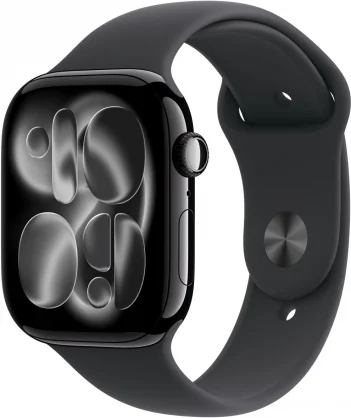 Išmanusis laikrodis Apple Watch Series 11 42mm Jet Black / Black Sport Band - M/ L