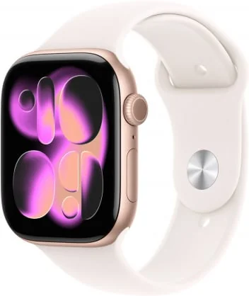 Išmanusis laikrodis Apple Watch Series 11 46mm Rose Gold / Light Blush Sport Band - S/ M