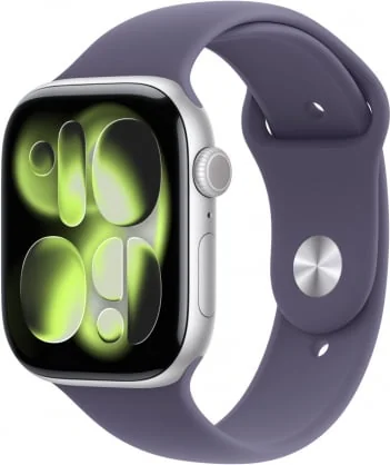 Išmanusis laikrodis Apple Watch Series 11 46mm Silver / Purple Fog Sport Band - S/ M