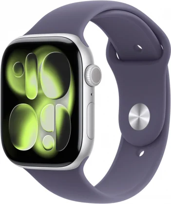 Išmanusis laikrodis Apple Watch Series 11 Cellular 42mm Silver / Purple Fog Sport Band - M/ L