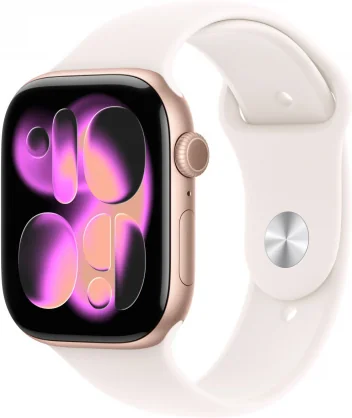 Išmanusis laikrodis Apple Watch Series 11 Cellular 46mm Rose Gold / Light Blush Sport Band - M/ L