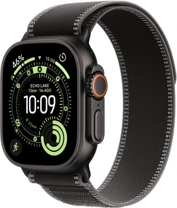 Išmanusis laikrodis Apple Watch Ultra 3 49mm Black Titanium/ Black/ Charcoal Trail Loop - M/ L