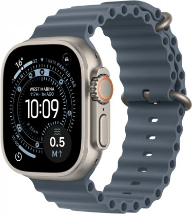 Išmanusis laikrodis Apple Watch Ultra 3 49mm Natural Titanium/ Anchor Blue Ocean Band