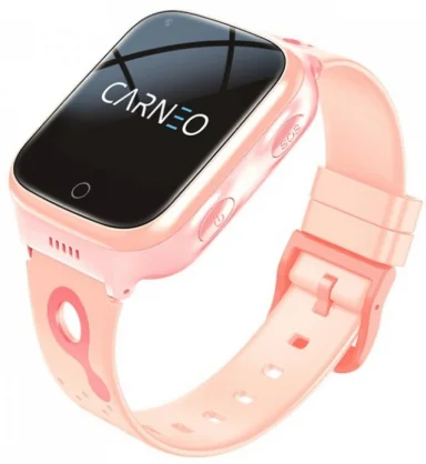 Išmanusis laikrodis Carneo GuardKid+ 4G Platinum Pink