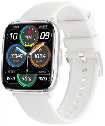 Išmanusis laikrodis Carneo Proxima HR+ Silver Sport Band White