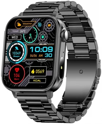 Išmanusis laikrodis Colmi P80 Steel Black