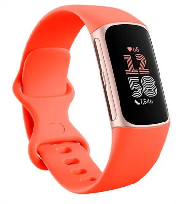 Išmanusis laikrodis Fitbit Charge 6 Coral/ Champagne Gold