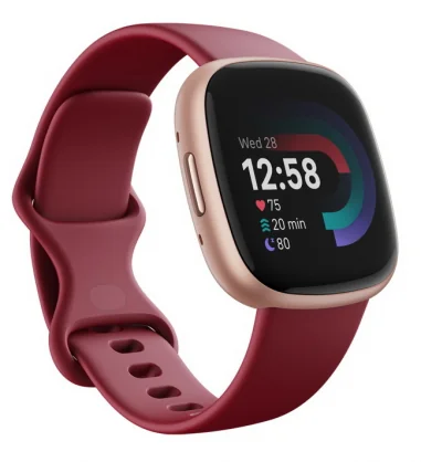 Išmanusis laikrodis Fitbit Versa 4 Beet Juice/ Copper Rose