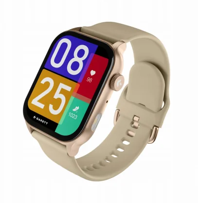 Išmanusis laikrodis GARETT Activity 3 Gold/ Beige