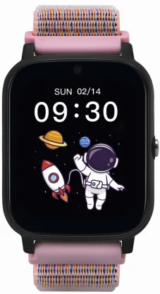 Išmanusis laikrodis GARETT Kids Tech 4G Pink Velcro