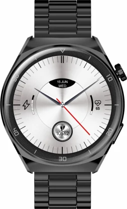 Išmanusis laikrodis GARETT V12 Black Steel