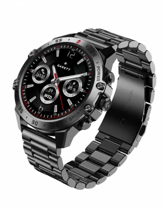 Išmanusis laikrodis GARETT V14 Black Steel