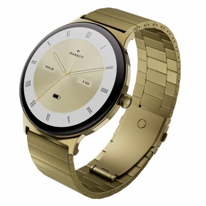 Išmanusis laikrodis GARETT Verona 2 Glow Gold Solid Steel