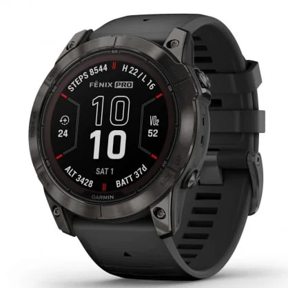 Išmanusis laikrodis Garmin Fenix 7X Pro Saphire Solar Carbon Gray 010-02778-11