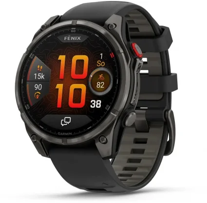 Išmanusis laikrodis Garmin Fenix 8 Pro 47mm AMOLED Sapphire Carbon Gray/ Black 010-03198-01
