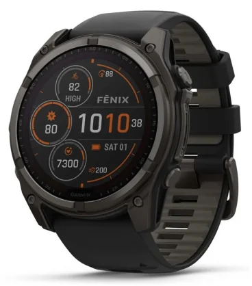 Išmanusis laikrodis Garmin Fenix 8 Sapphire Solar Carbon Gray 51mm 010-02907-11