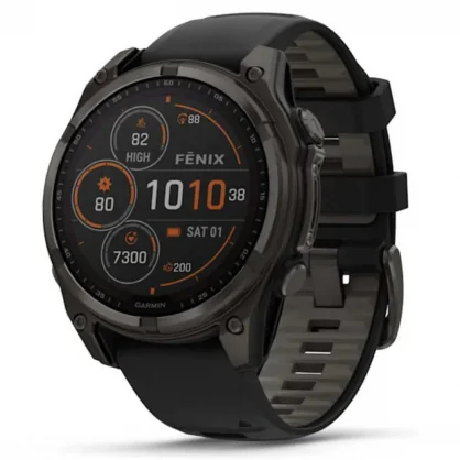 Išmanusis laikrodis Garmin Fenix 8 Sapphire Solar Gray 47mm 010-02906-11