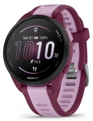 Išmanusis laikrodis Garmin Forerunner 165 Music Berry/ Lilac 010-02863-33