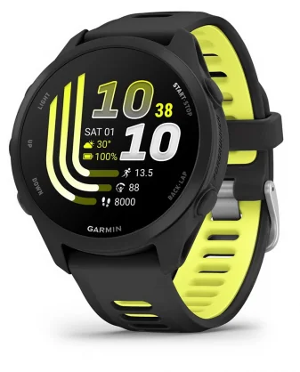 Išmanusis laikrodis Garmin Forerunner 170 Music Black/ Amp Yellow 010-03920-10