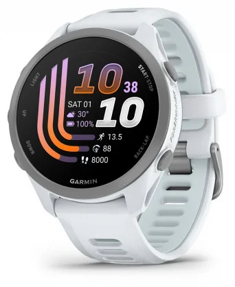Išmanusis laikrodis Garmin Forerunner 170 Music Whitestone/ Cloud Blue 010-03920-11
