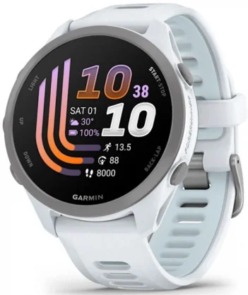 Išmanusis laikrodis Garmin Forerunner 170 Whitestone with Whitestone/ Cloud Blue Band 010-03920-01