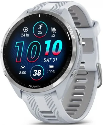 Išmanusis laikrodis Garmin Forerunner 965 Whitestone/ Grey 010-02809-11