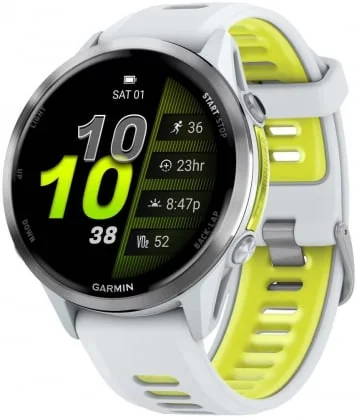 Išmanusis laikrodis Garmin Forerunner 970 Titanium Whitestone 010-02969-11