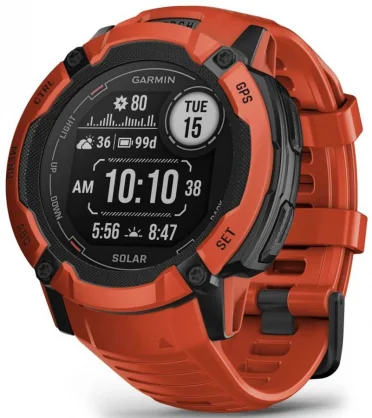 Išmanusis laikrodis Garmin Instinct 2X Solar Flame Red 50mm 010-02805-01