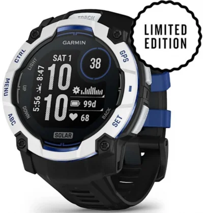 Išmanusis laikrodis Garmin Instinct 3 50mm Solar Whitestone / Black 010-02935-03