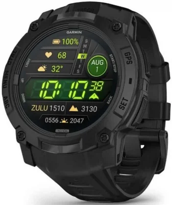 Išmanusis laikrodis Garmin Instinct 3 Amoled Tactical 50mm Black 010-03020-50