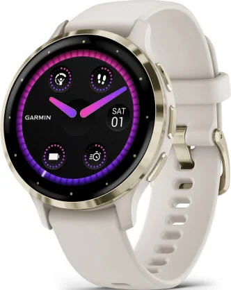 Išmanusis laikrodis Garmin Venu 3S Ivory/ Soft Gold 010-02785-04
