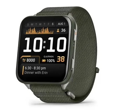 Išmanusis laikrodis Garmin Venu X1 Moss Titan 010-02980-03
