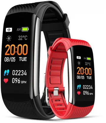 Išmanusis laikrodis Giewont GW200-1 Black + Red Strap