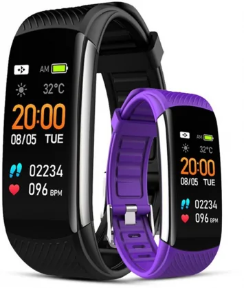 Išmanusis laikrodis Giewont GW200-3 Black + Purple Strap