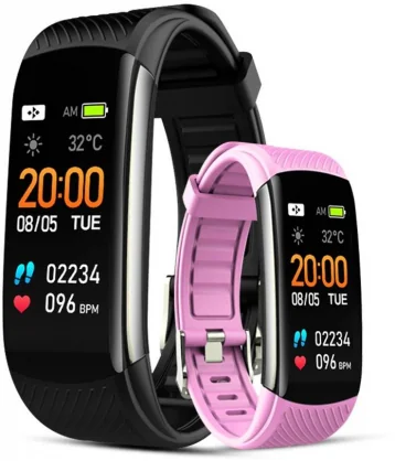 Išmanusis laikrodis Giewont GW200-4 Black + Pink Strap