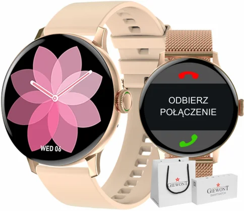 Išmanusis laikrodis Giewont GW330-1 Rose Gold