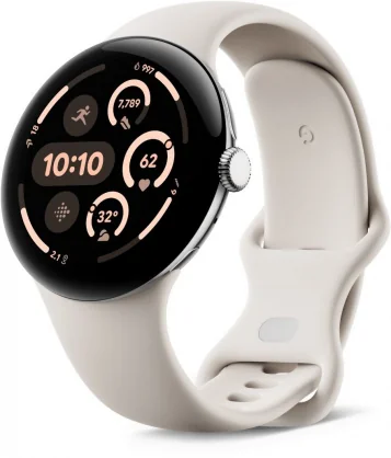 Išmanusis laikrodis Google Pixel Watch 3 4G LTE 45 mm Silver/ Beige